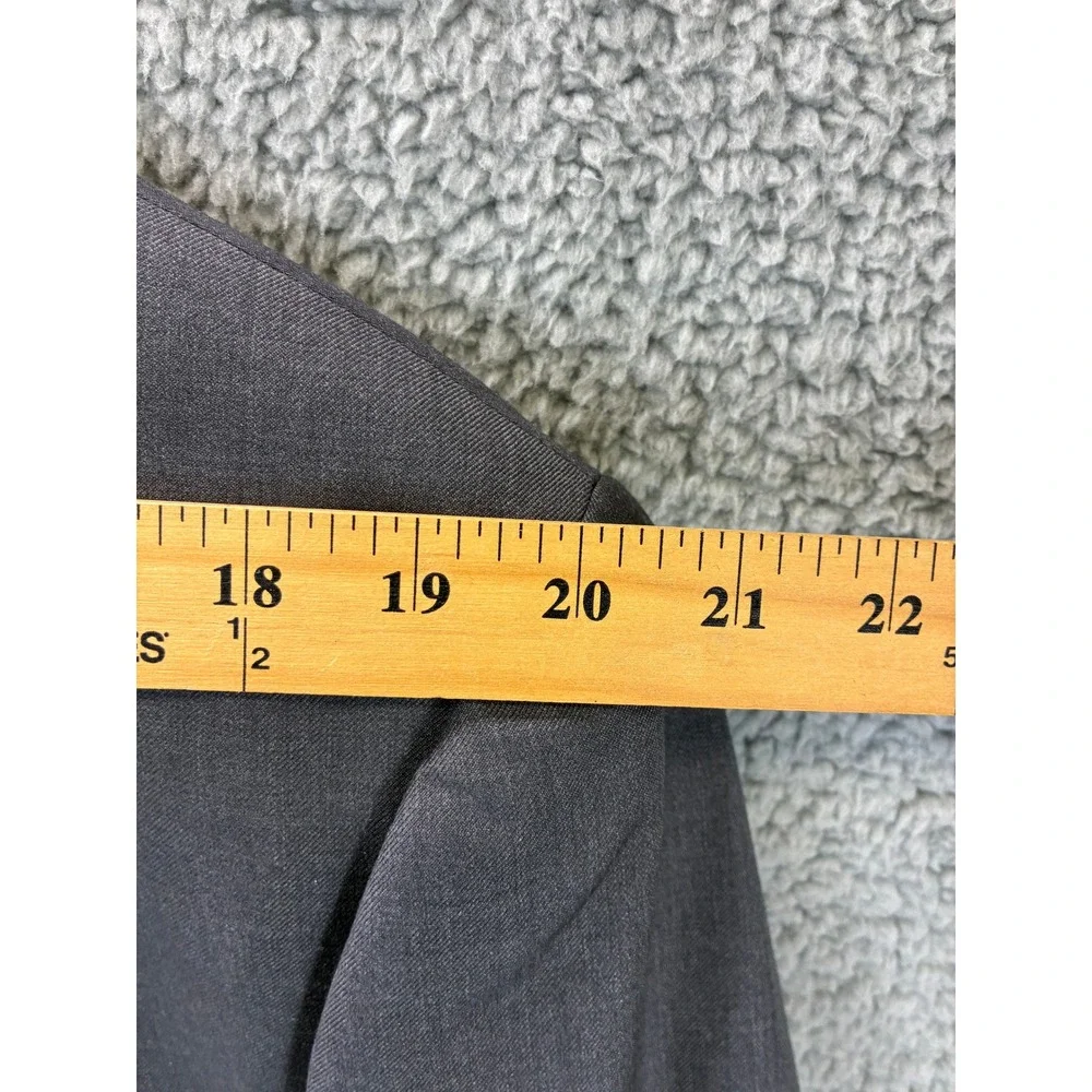Joseph Abboud 2 Piece Wool Suit Mens 50R 44W Gray Two Button Blazer Pants NWT